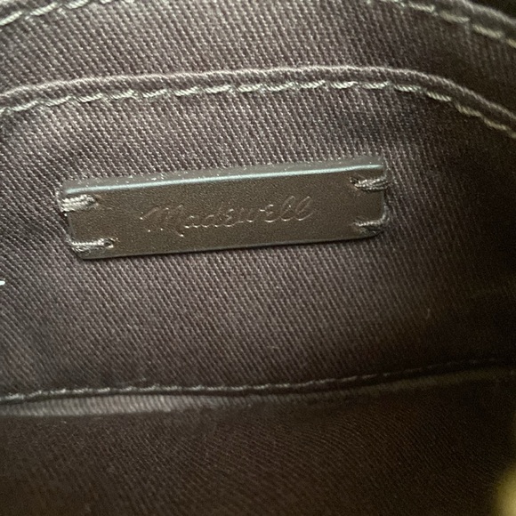 Madewell Brown Calf Hair Zip Wallet - Picture 4 of 5